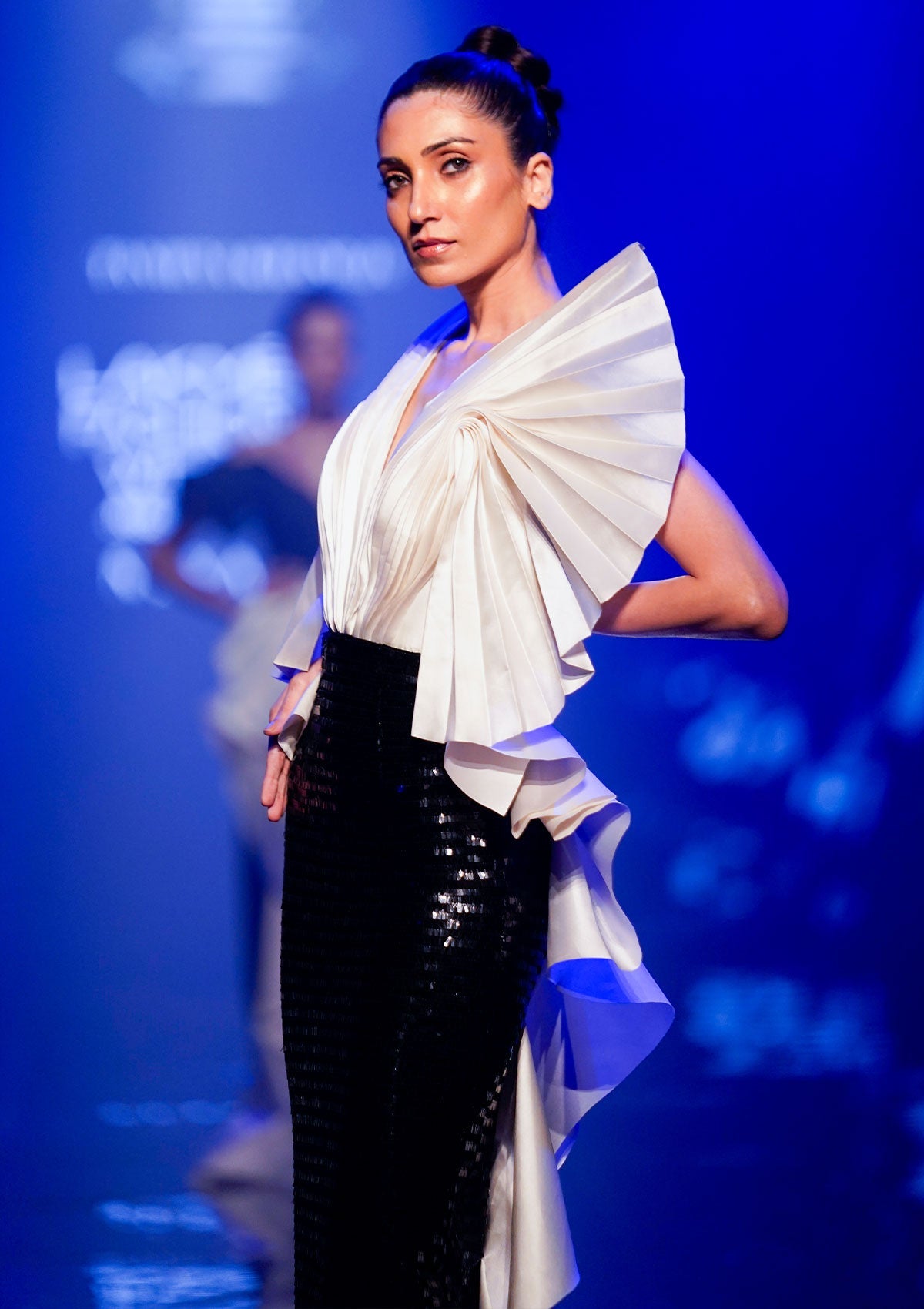 Rakul Preet In Monochrome Power Ensemble