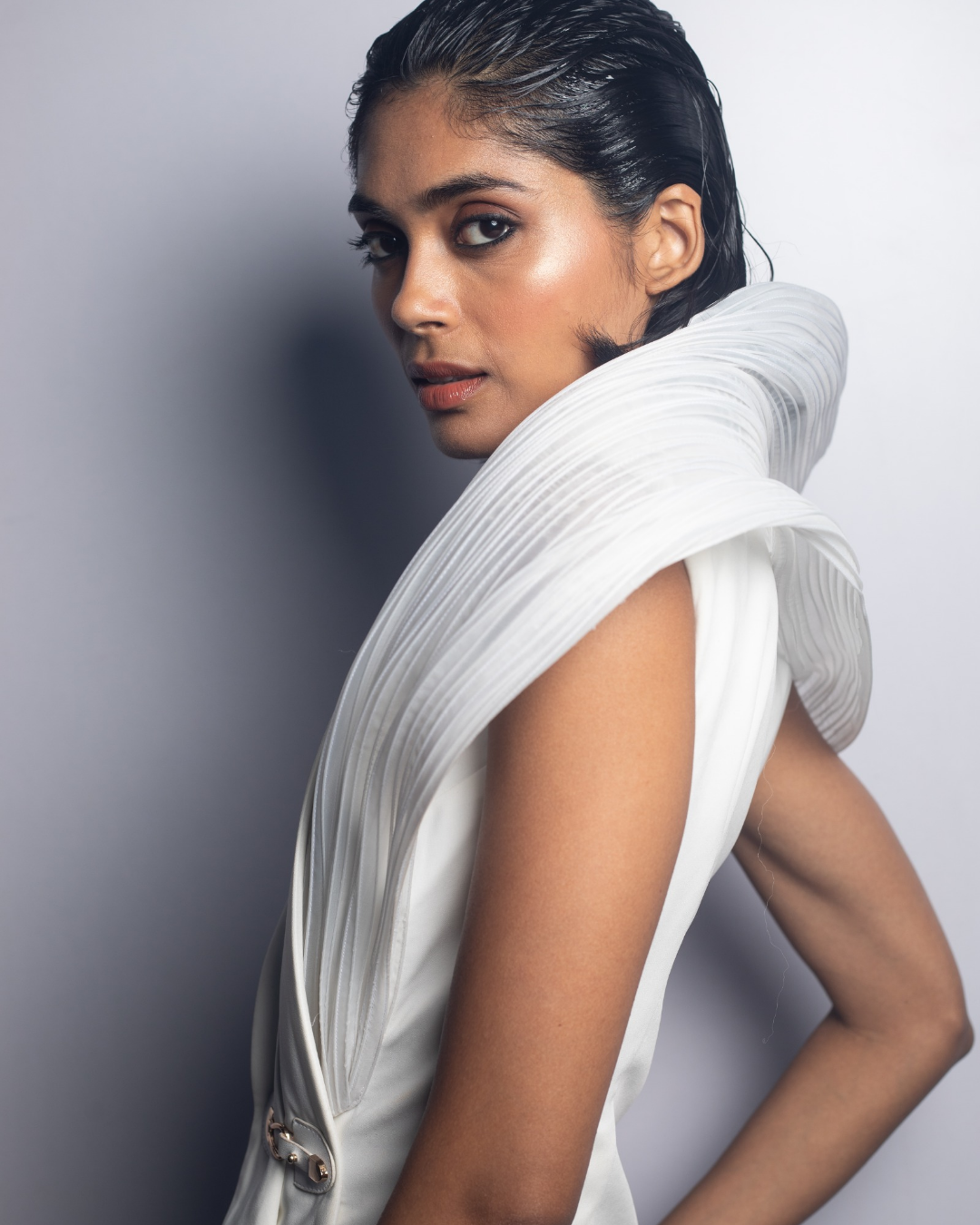 Aahana S Kumra In Peplum Top Ensemble
