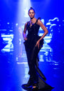 Luna's Black Fitted Gown