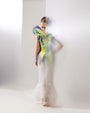 Naomi's White Ombre Gown