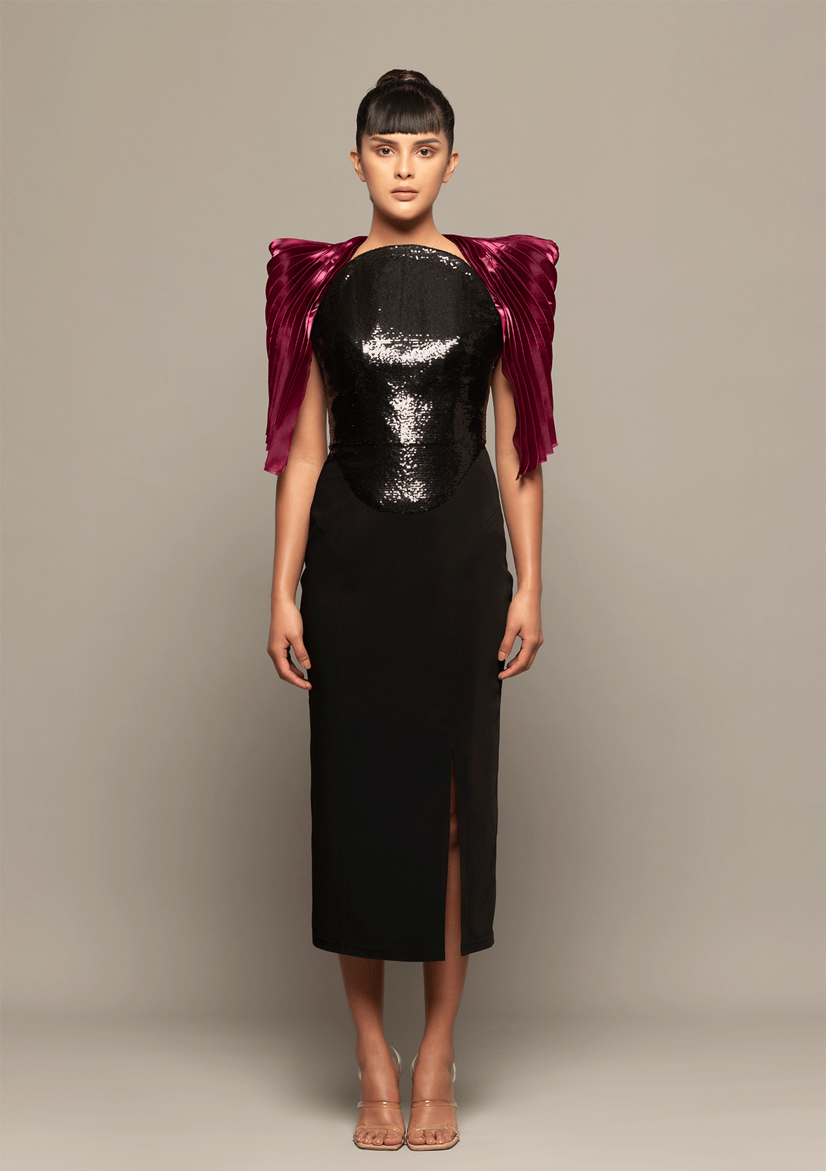 Sequin Bustier Glamour Dress