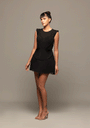 Midnight Charm Babydoll Dress