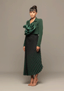 Lola Crepe Jacket and Pleated Skirt