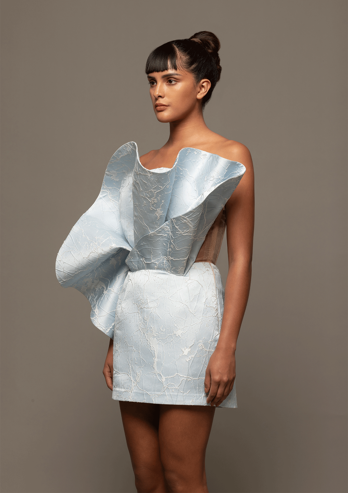 Frozen Dream Jacquard Dress