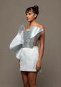 Frozen Dream Jacquard Dress