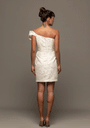 Ivory Elegance Jacquard Dress