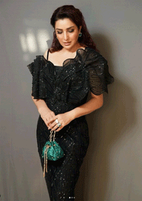 Tisca Chopra Radiates Elegance In Tanieya Khanuja's Breathtaking Embellished Gown