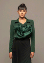 Lola Crepe Jacket and Pleated Skirt