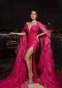Nushrrat Bharuccha In Radiant Ruffle Sequin Gown