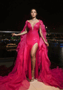 Nushrrat Bharuccha In Radiant Ruffle Sequin Gown