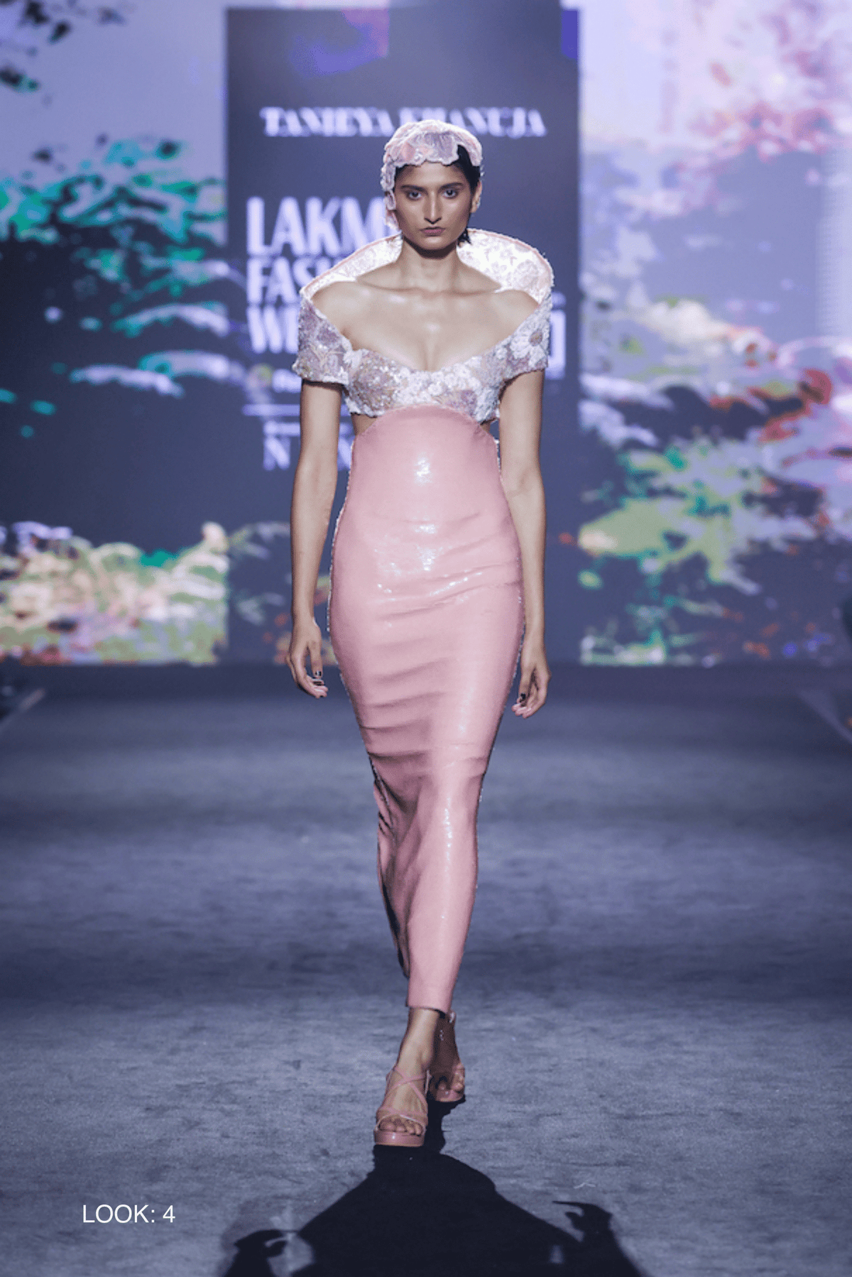 Embellished Off-Shoulder Column Gown