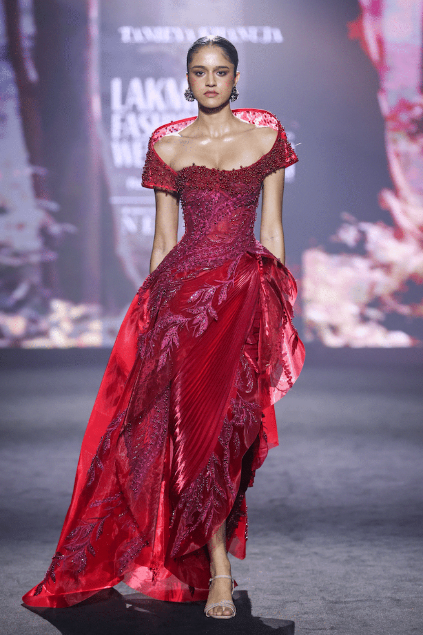 Scarlet Reverie Gown