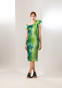 Ivy In Green Ombre Hues Dress